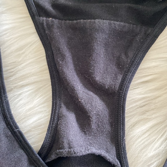 Victoria’s Secret Y2K vintage second skin black hip hugger panties - Picture 6 of 7